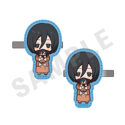 『進撃の巨人』ミニキャラだっこシリーズ アクリルヘアクリップ ミカサ