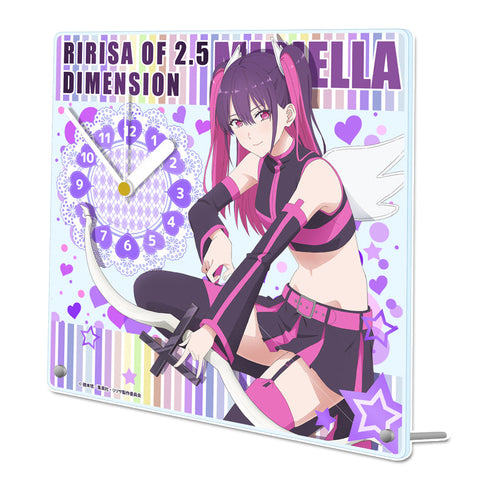 『2.5次元の誘惑』描き下ろし アクリル置時計 【ミリエラ】 天使空挺隊ver.