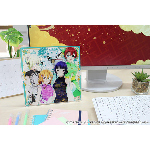 『ラブライブ!虹ヶ咲学園スクールアイドル同好会』アクリル置時計【3年生】