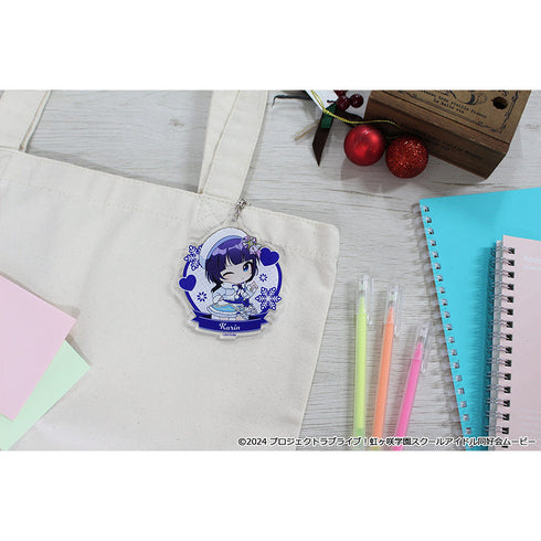 『ラブライブ!虹ヶ咲学園スクールアイドル同好会』ぷちちょこアクリルキーホルダー【朝香 果林】 ウィンター衣装ver.