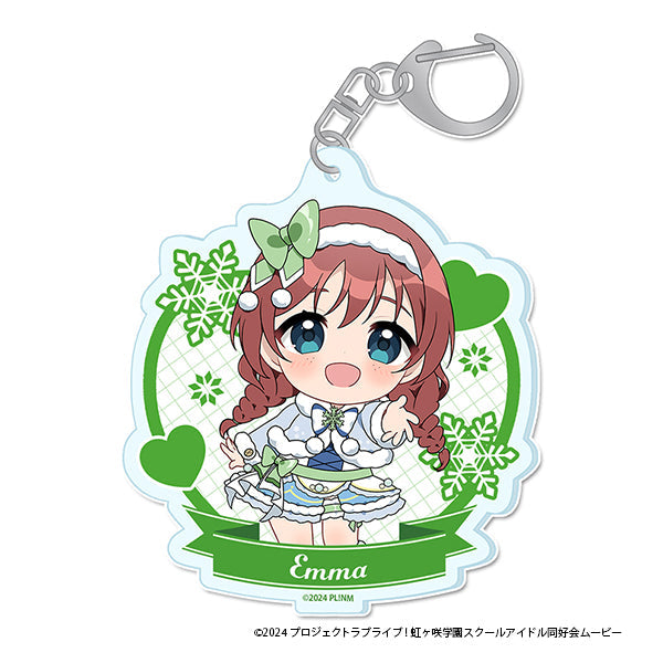 『ラブライブ!虹ヶ咲学園スクールアイドル同好会』ぷちちょこアクリルキーホルダー【エマ・ヴェルデ】 ウィンター衣装ver.