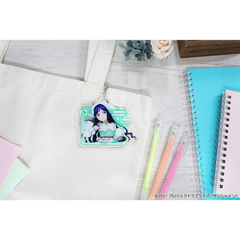 『ラブライブ!サンシャイン!!』描き下ろし アクリルキーホルダー 【松浦 果南】 アニマル衣装
