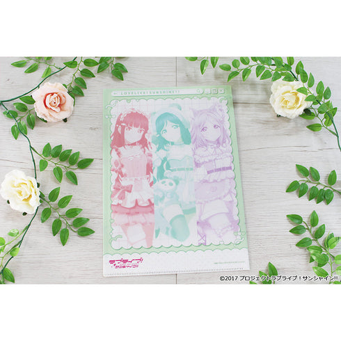 『ラブライブ!サンシャイン!!』描き下ろし クリアファイル 【3年生】 アニマル衣装