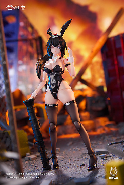 『BUNNY RAPID ACTION SQUAD』Attacker・ルナ 1/12 可動フィギュア