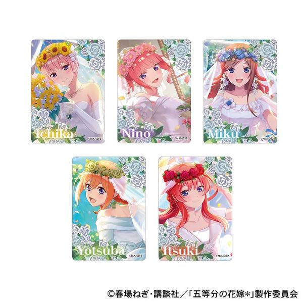 《五等分的新娘*》婚紗 交易透明卡【BOX】