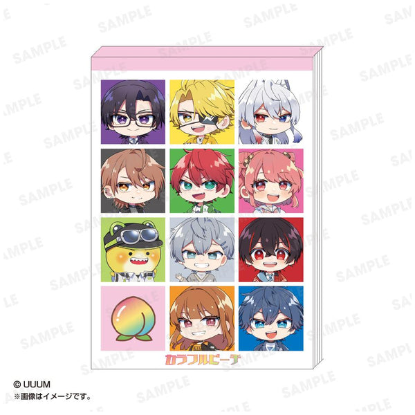 『カラフルピーチ』メモA6 スクエア