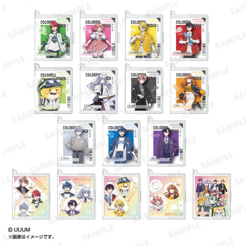 『カラフルピーチ』豆ノートキーホルダー【BOX】