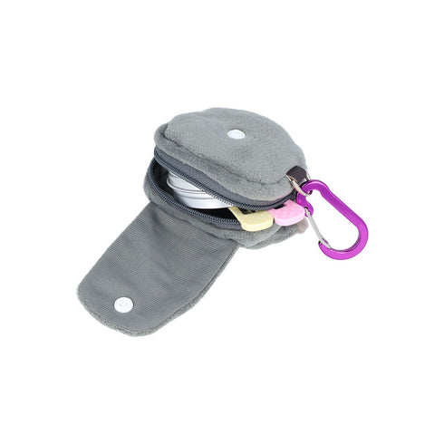 『サンリオキャラクターズ』カラビナ付きふわミニポーチ クロミ【202507再販】