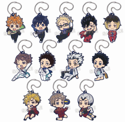 『ハイキュー!!』でふぉラバ!ぷらす 朝トレキーホルダー【BOX】