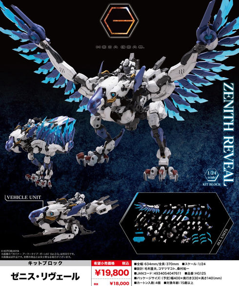 『ヘキサギア』キットブロック ゼニス・リヴェール