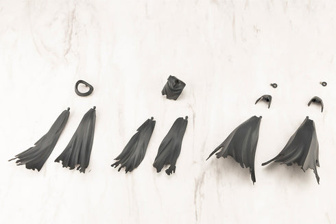 『M.S.G』モデリングサポートグッズ ドレスアップパーツ クラッシュ&サイドマント ブラックVer.