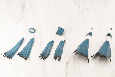 『M.S.G』モデリングサポートグッズ ドレスアップパーツ クラッシュ&サイドマント ブルーVer.