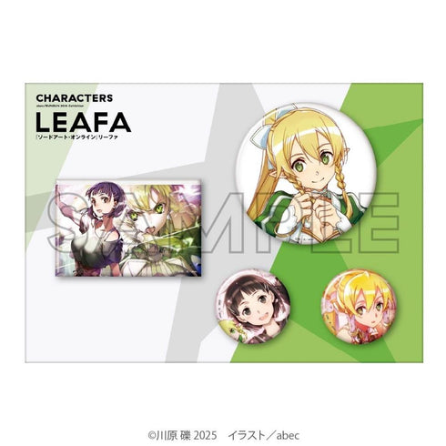 『abec/BUNBUN』20th Exhibition CHARACTERS 缶バッジセット 『ソードアート・オンライン』 リーファ