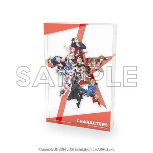 『abec/BUNBUN』20th Exhibition CHARACTERS アクリルブロック キービジュアル