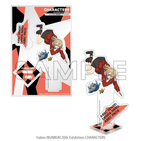 『abec/BUNBUN』20th Exhibition CHARACTERS アクリルフィギュア abec先生&電波猫&アベシカエル