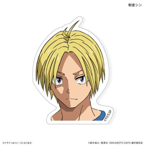 『SAKAMOTO DAYS』キャラ面ステッカー SAKAMOTO DAYS 朝倉シン