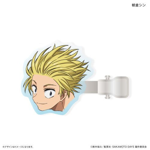 『SAKAMOTO DAYS』キャラ面アクリルヘアクリップ SAKAMOTO DAYS 坂本太郎&朝倉シン