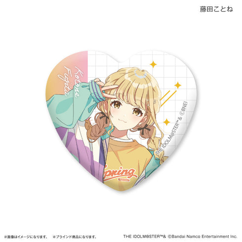 『学園アイドルマスター』トレーディングハート型缶バッジ 【全12種】(BOX)【202509再販】