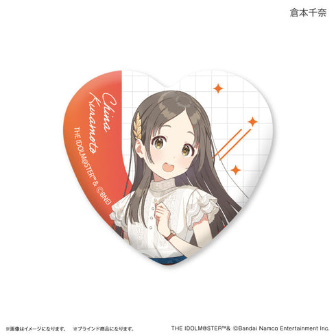 『学園アイドルマスター』トレーディングハート型缶バッジ 【全12種】(BOX)【202509再販】