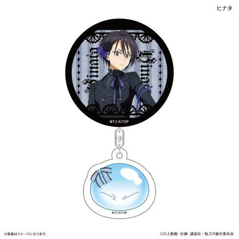 『転生したらスライムだった件』転生したらスライムだった件 アクリルチャーム付き缶バッジ(ゴシック) ヒナタ