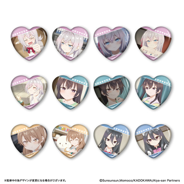 『時々ボソッとロシア語でデレる隣のアーリャさん』時々ボソッとロシア語でデレる隣のアーリャさん トレーディングハート型缶バッジ 【全12種】(BOX)