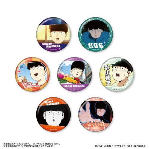 『モブサイコ100III』モブサイコ100III だけ缶 影山茂夫だけトレーディング缶バッジ 【全7種】(BOX)