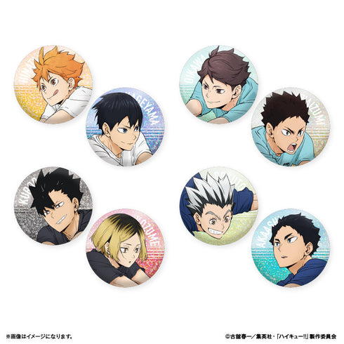 『ハイキュー!!』トレーディングキラキラ缶バッジ -レシーブ-【BOX】