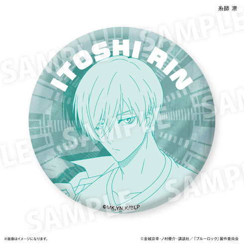 『ブルーロック(線画缶バッジ)』ブルーロック Wake Up & Get Ready 線画缶バッジ 糸師 凛