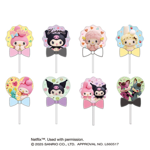 『Netflixシリーズ My Melody & Kuromi』キャンディー型アクリルキーホルダー【BOX】