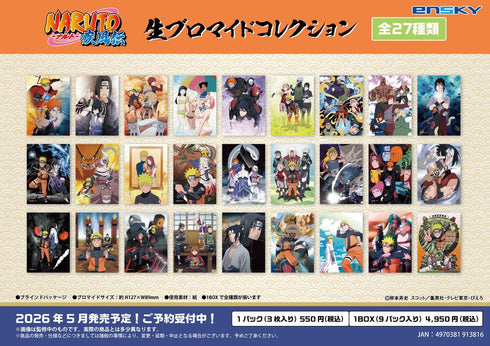 『NARUTO-ナルト-』疾風伝 生ブロマイドコレクション【BOX】