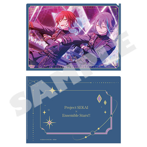 『プロジェクトセカイ カラフルステージ! feat.初音ミク』プロジェクトセカイ カラフルステージ! feat.初音ミク×あんさんぶるスターズ!! クリアファイル 神代類×逆先夏目