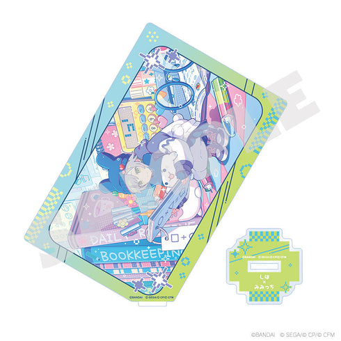 『プロジェクトセカイ カラフルステージ! feat. 初音ミク』プロジェクトセカイ カラフルステージ! feat. 初音ミク×たまごっち カード型アクリルスタンド 日野森志歩×みみっち2