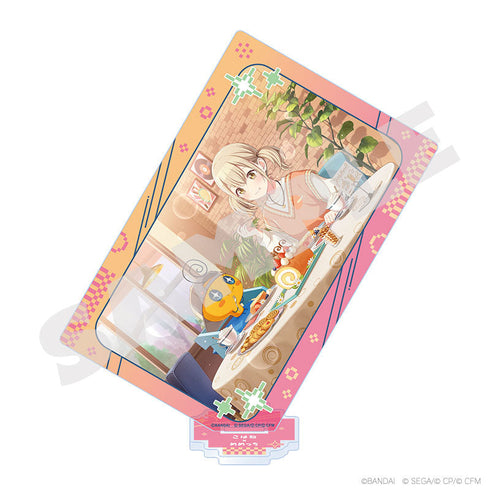 『プロジェクトセカイ カラフルステージ! feat. 初音ミク』プロジェクトセカイ カラフルステージ! feat. 初音ミク×たまごっち カード型アクリルスタンド 小豆沢こはね×めめっち1