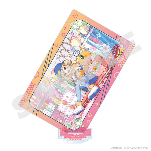 『プロジェクトセカイ カラフルステージ! feat. 初音ミク』プロジェクトセカイ カラフルステージ! feat. 初音ミク×たまごっち カード型アクリルスタンド 小豆沢こはね×めめっち2