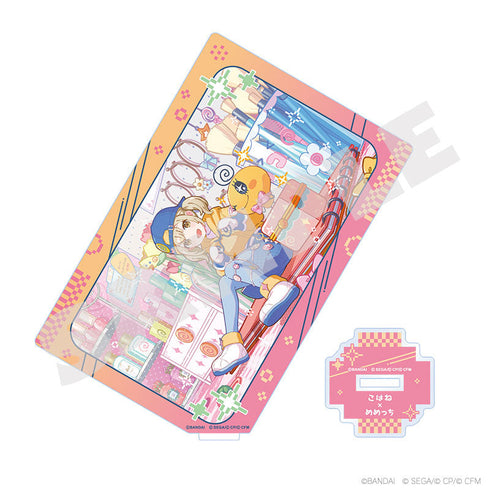 『プロジェクトセカイ カラフルステージ! feat. 初音ミク』プロジェクトセカイ カラフルステージ! feat. 初音ミク×たまごっち カード型アクリルスタンド 小豆沢こはね×めめっち2
