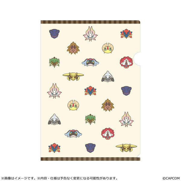 『モンスターハンター』モンでふぉ クリアファイル 総柄