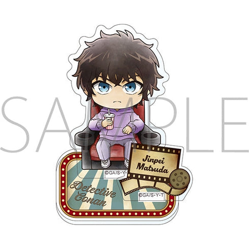 『名探偵コナン』アクリルスタンド 松田陣平 ミニキャラ 映画鑑賞