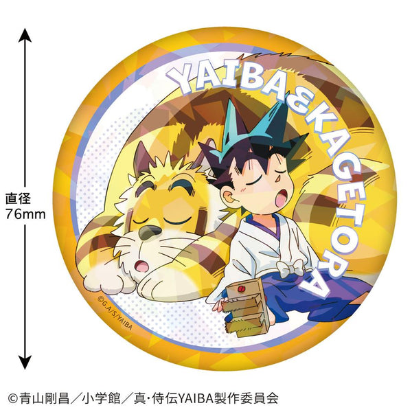 『真・侍伝YAIBA』ホログラム缶バッジ(刃&カゲトラ)