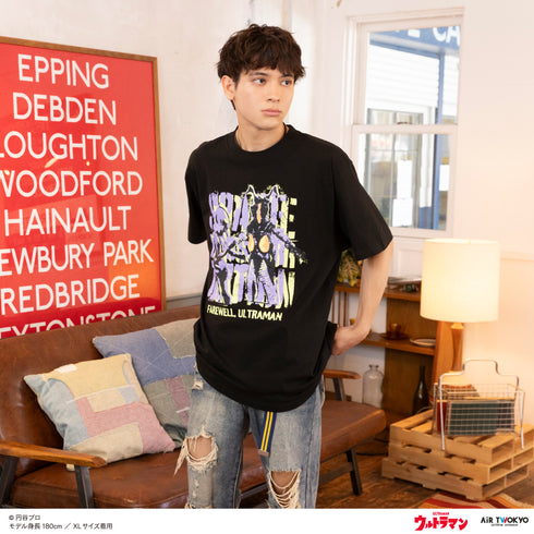 『ウルトラマンシリーズ』第1弾 アメコミイラストTシャツ 2(ゼットン)ブラック