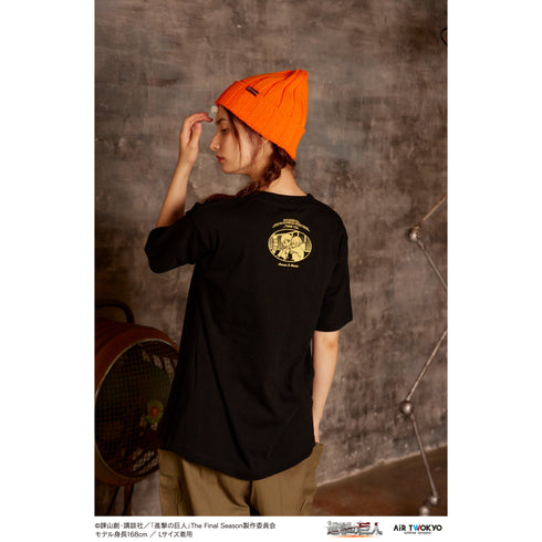 『進撃の巨人』The Final Season ウォールアートTシャツ(アニ)