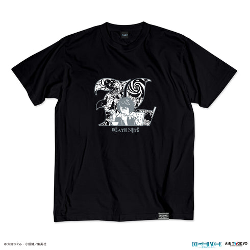 『DEATH NOTE』第1弾 シーンイラストTシャツ 2(L)ブラック