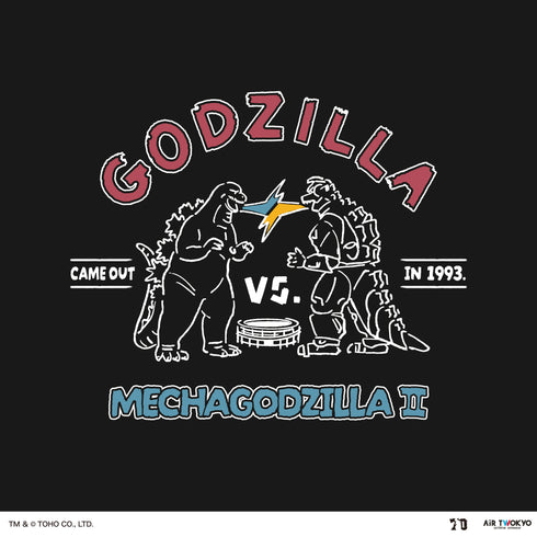 『ゴジラ』ゴジラ 70 周年記念 平成・VS シリーズ シーンイラスト T シャツ 4(ゴジラ VS メカゴジラ)