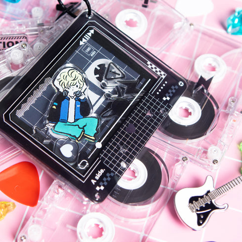 『推し活グッズ【ときメーク】』カセットテープフレーム_ブルー