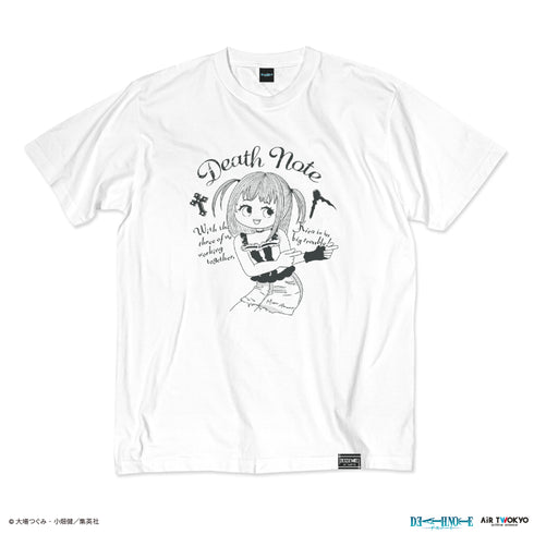 『DEATH NOTE』第1弾 シーンイラストTシャツ 3(弥海砂)ホワイト