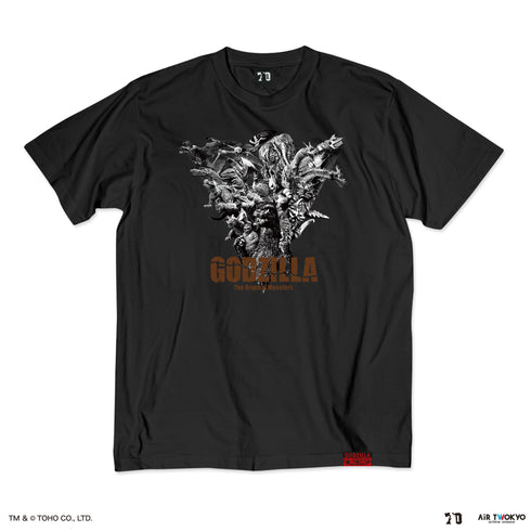 『ゴジラ』ゴジラ 70 周年記念 昭和シリーズ シーンイラストT シャツ 5(アセンブル)