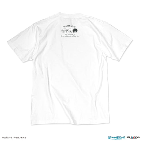 『DEATH NOTE』第1弾 シーンイラストTシャツ 3(弥海砂)ホワイト
