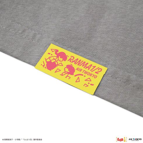 『らんま1/2』TVアニメ第2弾 ポップイラストTシャツ 5(早乙女乱馬 & 玄馬(パンダ))