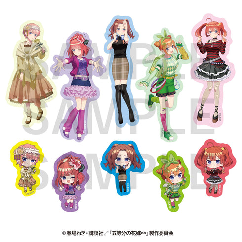 『五等分の花嫁∽』-平成レトロStyle- ダイカットステッカーセット