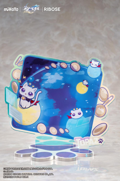 『崩壊:スターレイル』014_RIBOSE RISE UP+ ちびねこシリーズフィギュア トパーズ&カブVer.