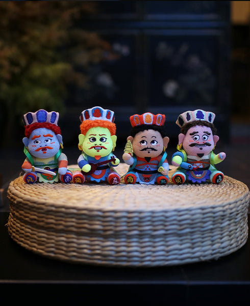 『超活化-風調雨順四天王』009_52TOYS BLINDBOX ぬいぐるみキーチェーン